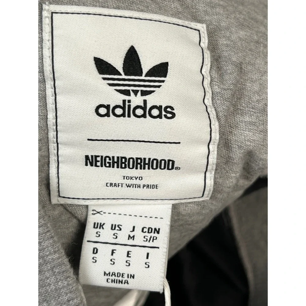 Adidas x Neighborhood Deadstock NH Riders Track Shorts Grey‎ Mens Size S CD7735